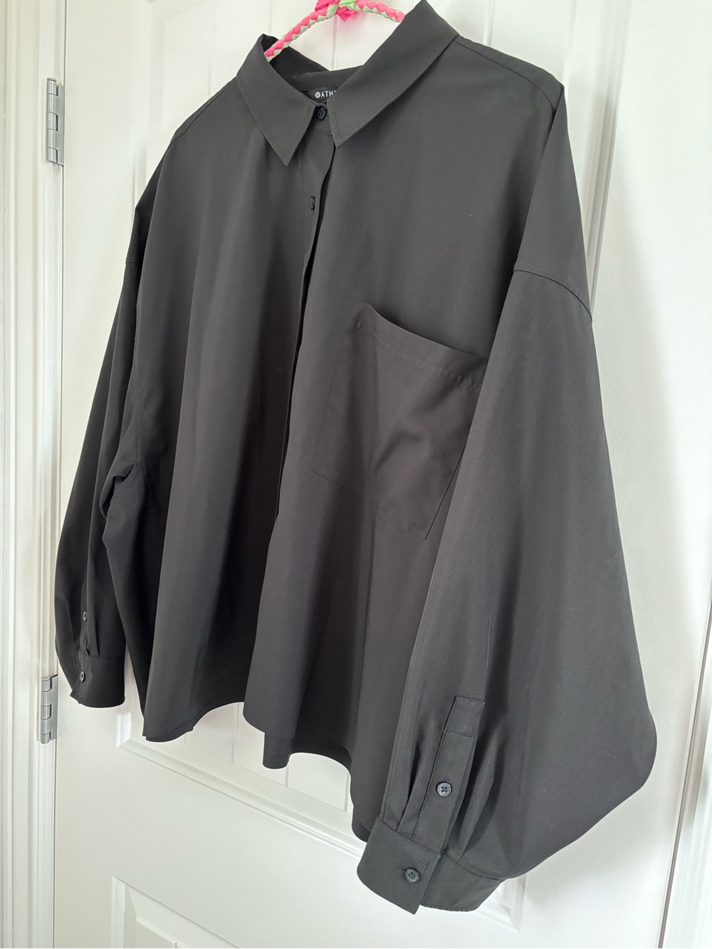 3X Athleta Black Poplin